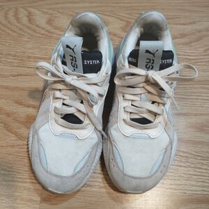 Puma RsX Reinvent  Running System Lace Up  Womens Off White Size 6 Sneakers Casu